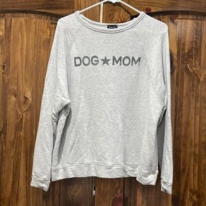Blank Paige dog mom long sleeve